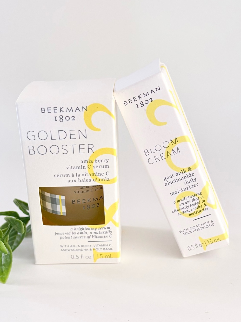 BEEKMAN 1802 Golden Booster Vitamin C Serum & Mini Bloom Cream